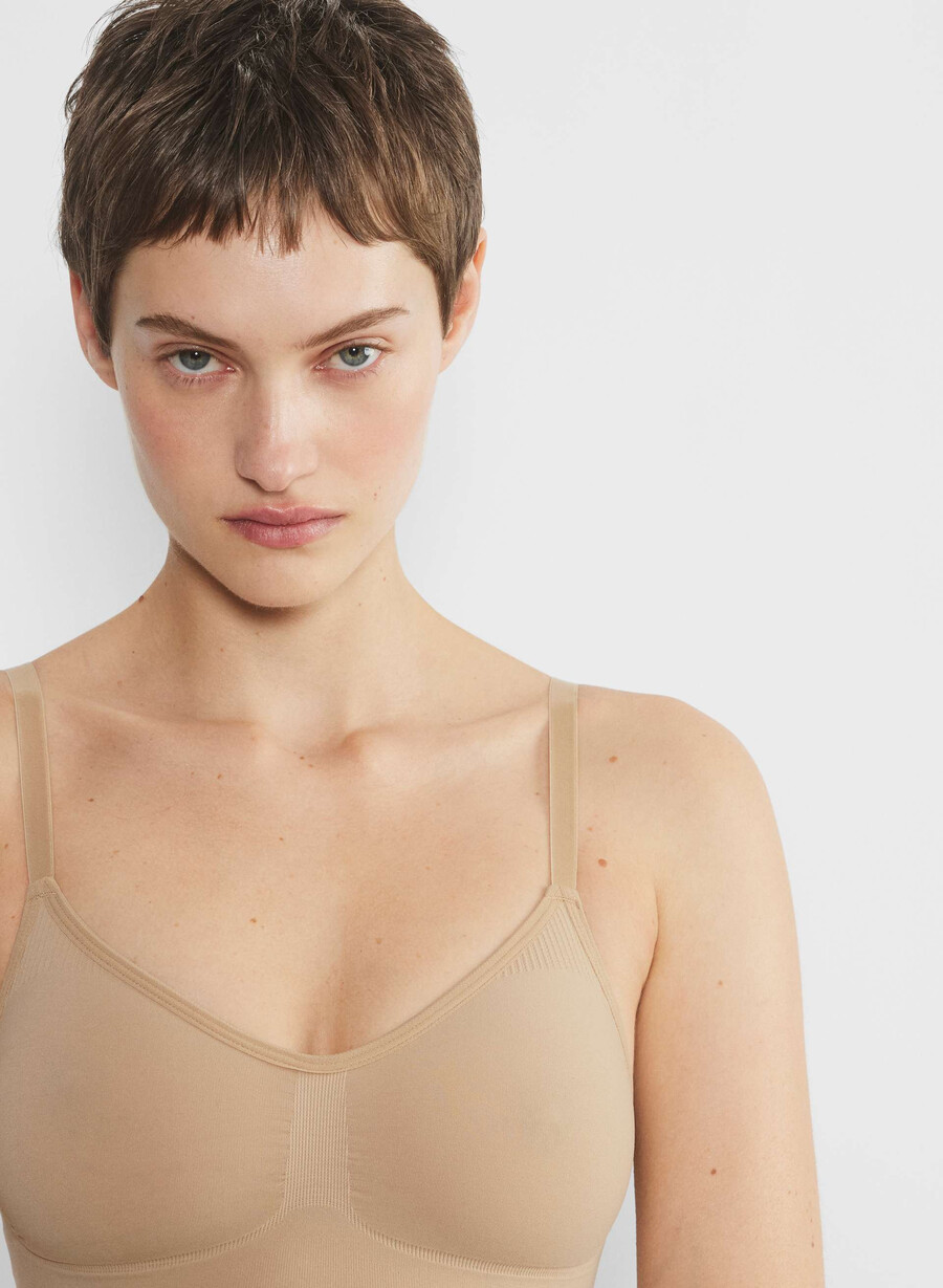 shapeenhance scoop-bralette myk brun