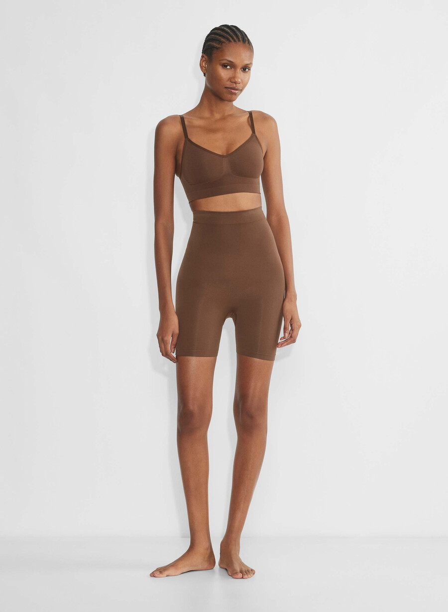 shapeenhance scoop bralette kakao bean