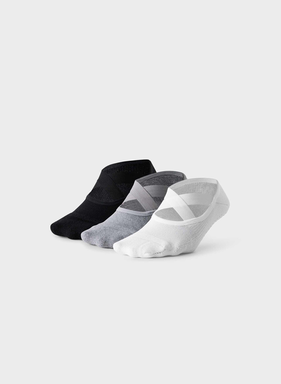 stabilitet pilates sokker 3-pakning wth ath gr blkcp pk