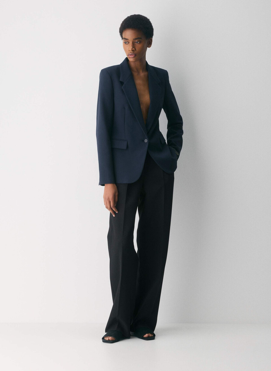produsentblazer - reessensiell dark night navy