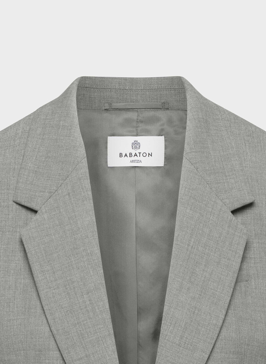 producer blazer - reessential mØrkegrÅ melang