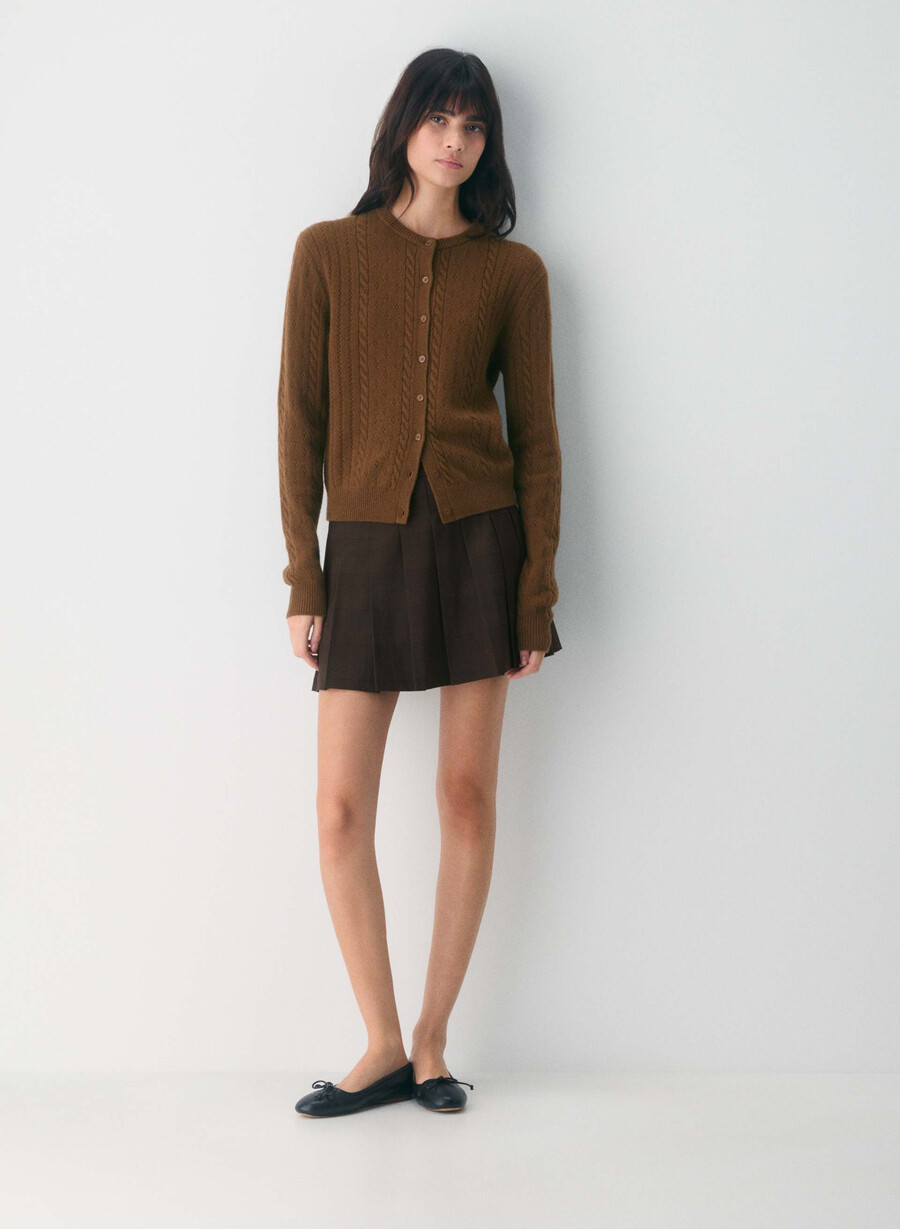 sweetspot cardigan sjokoladebrun