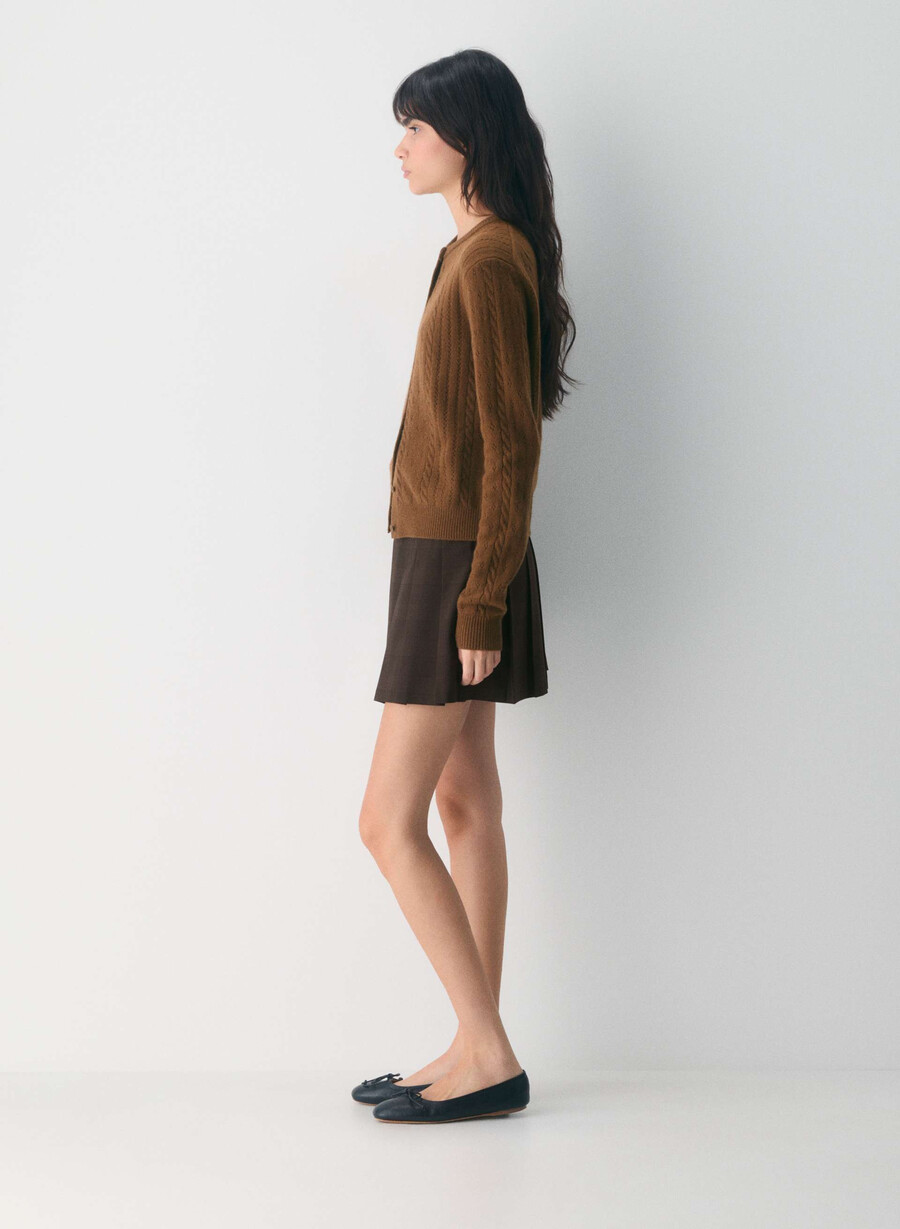sweetspot cardigan sjokoladebrun