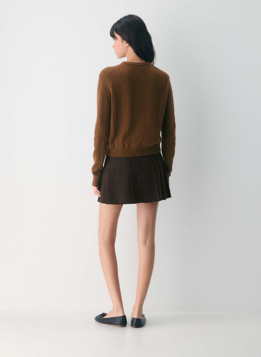 sweetspot cardigan sjokoladebrun