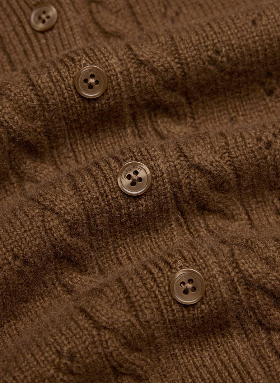 sweetspot cardigan sjokoladebrun