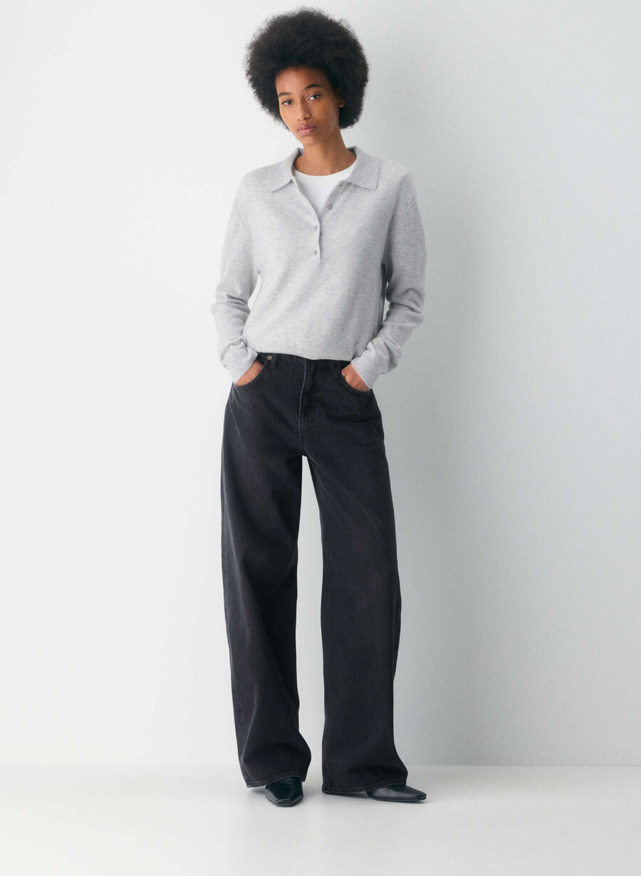 agolde low curve jeans svart tjÆre