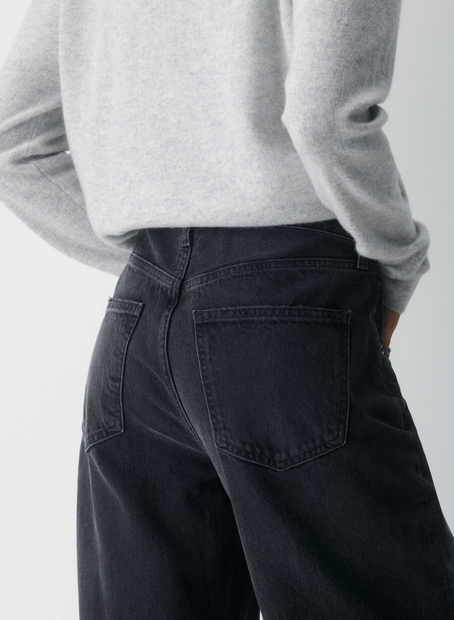 agolde low curve jeans svart tjÆre