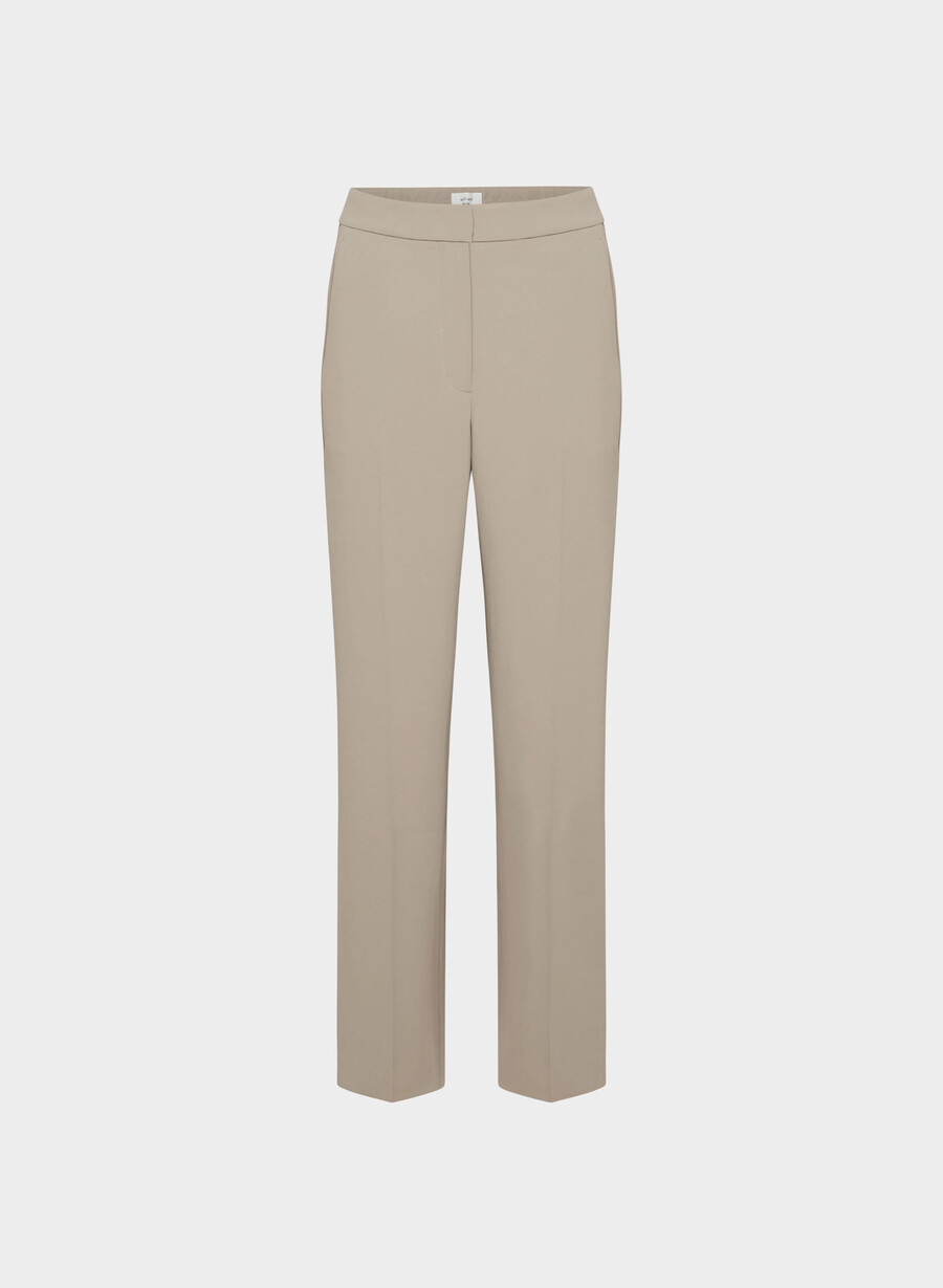 the limitless pant curve-fit – kreppette nomad taupe