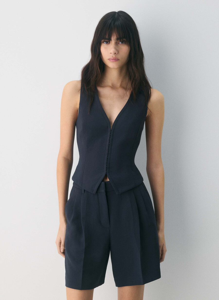 antrekksvest - crepette dark night navy