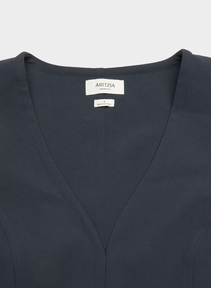 antrekksvest - crepette dark night navy