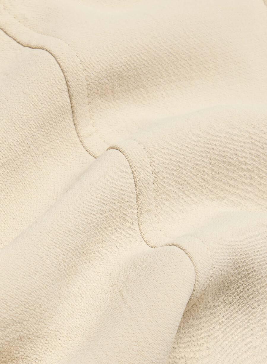 antrekksvest - crepette marcona beige
