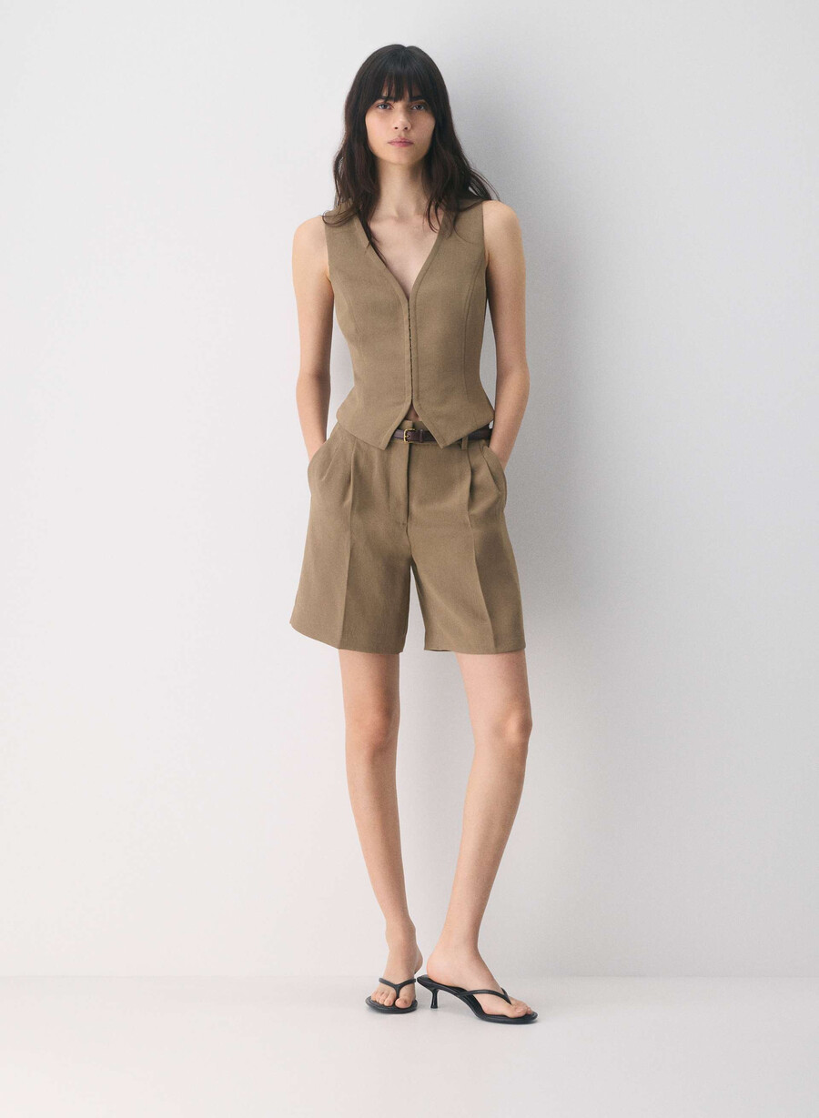 antrekksvest - crepette folio brun