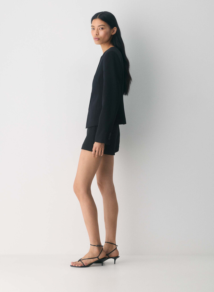 regal blazer - crepette svart