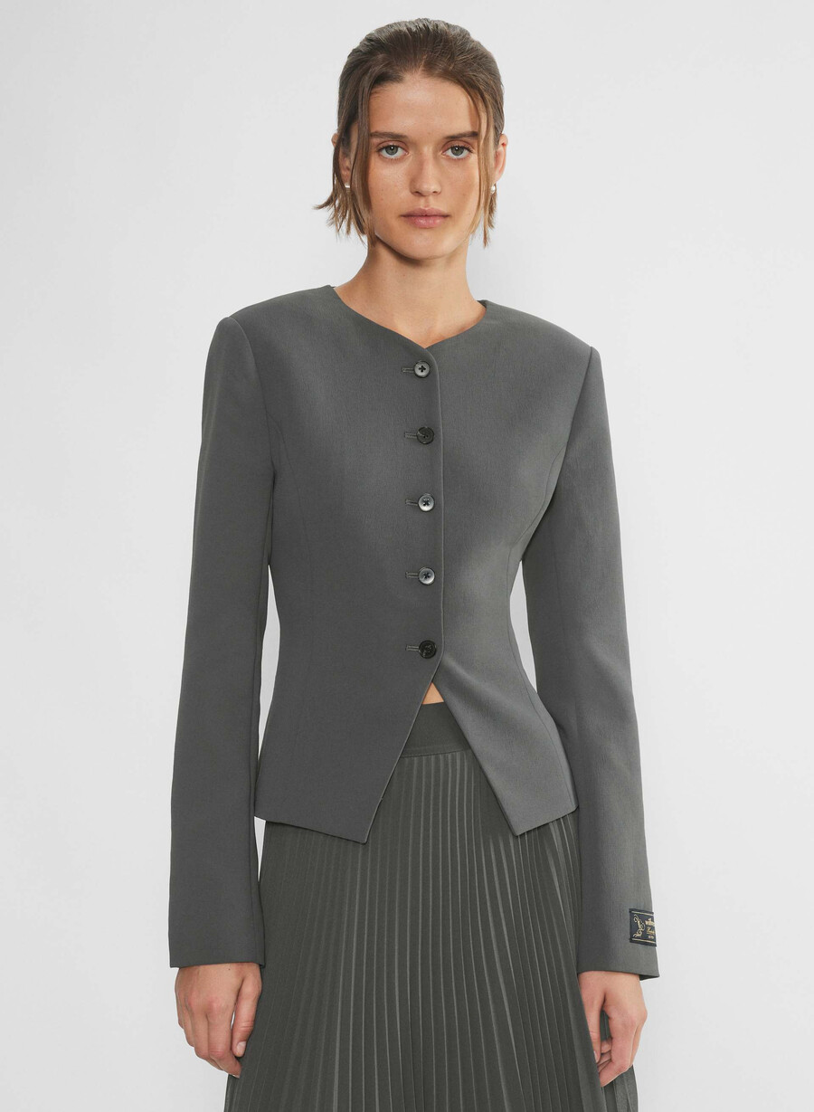 regal blazer - crepette kullgrått