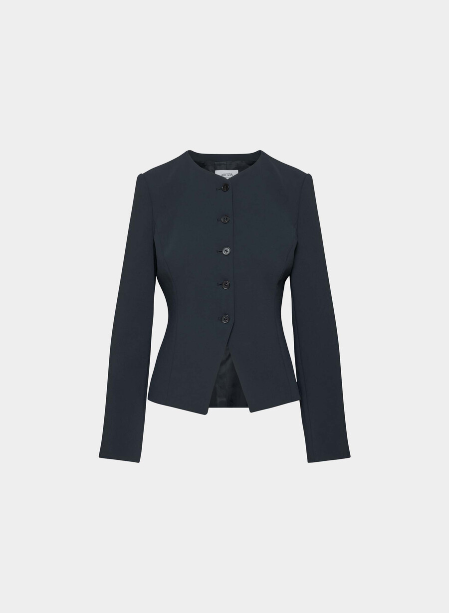 regal blazer - crepette mØrk navy