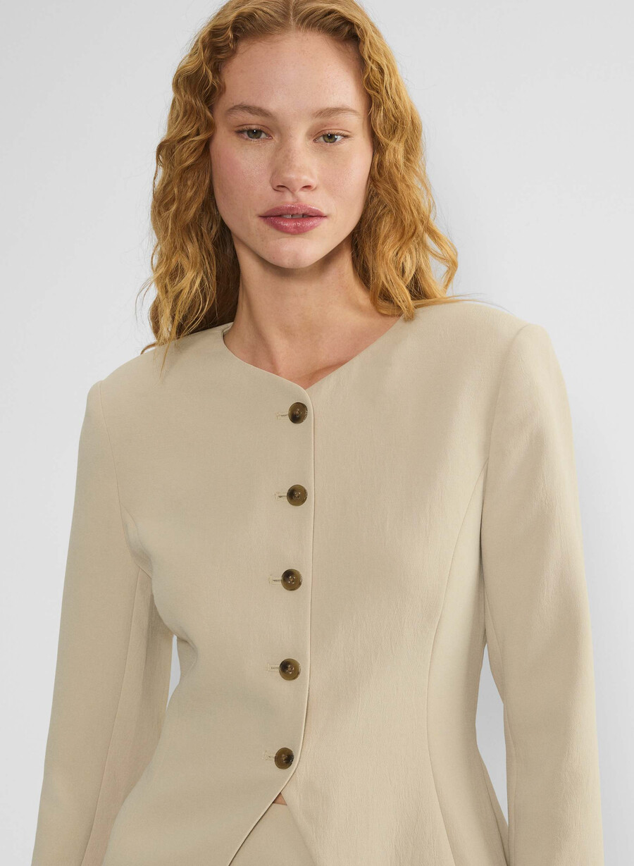 regal blazer - crepette marcona beige