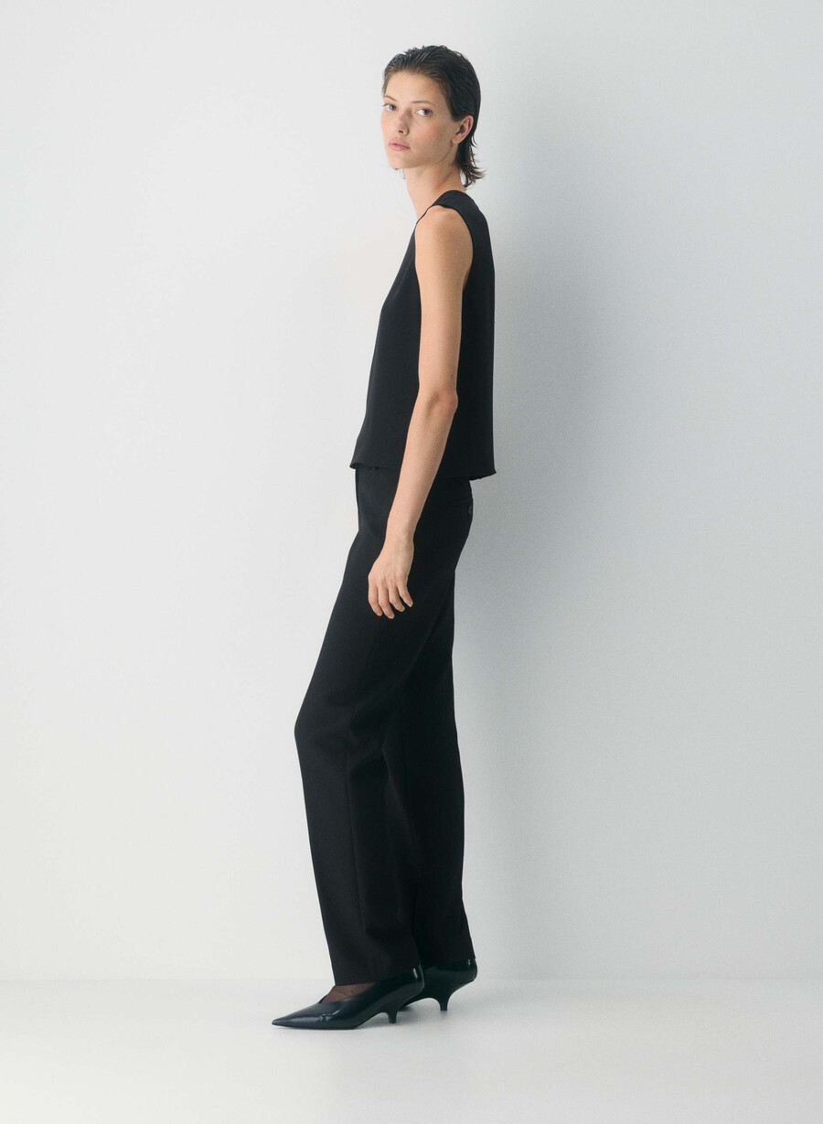 beltry-bluse svart
