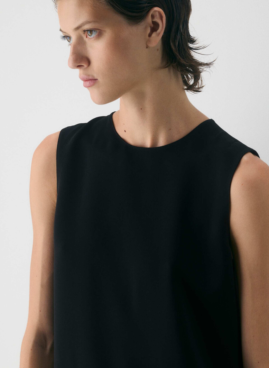 beltry-bluse svart