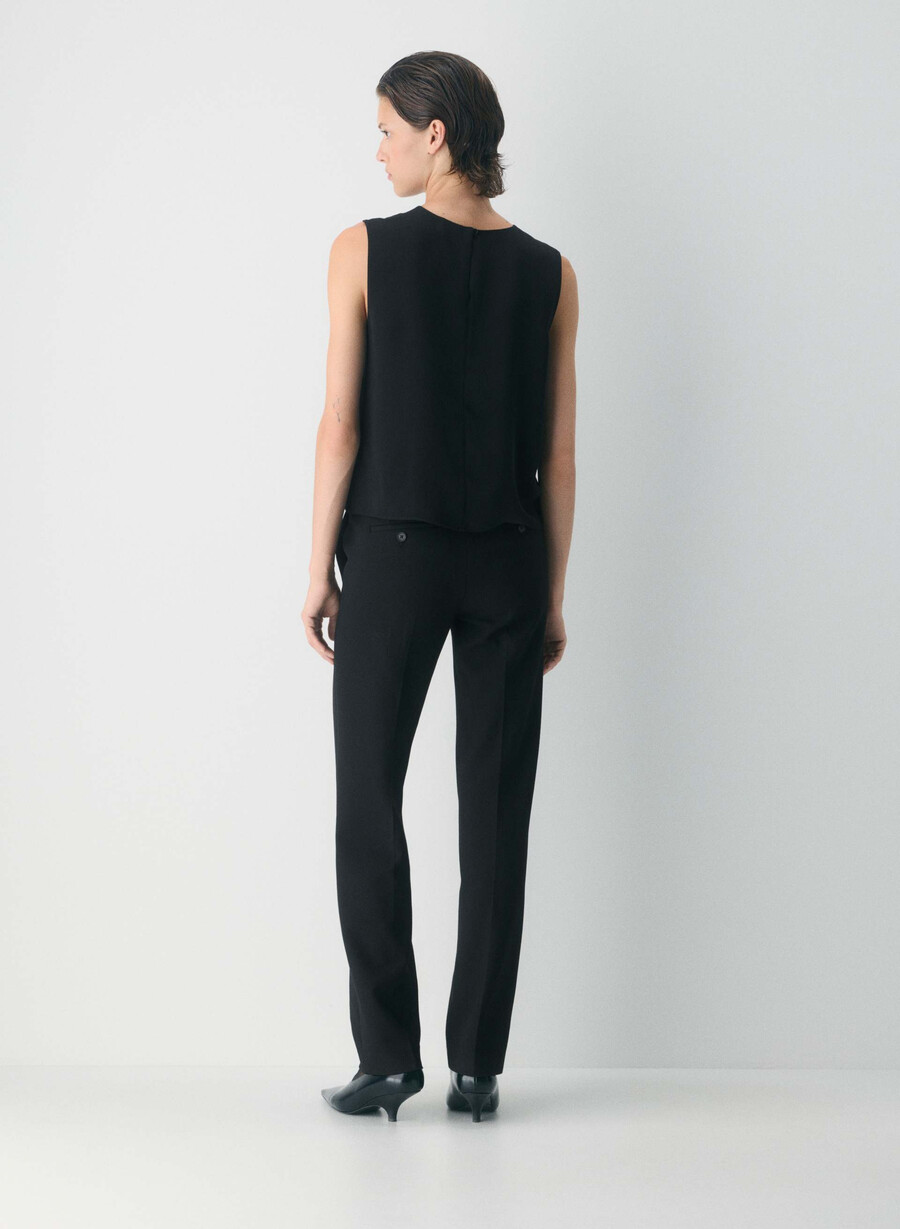 beltry-bluse svart