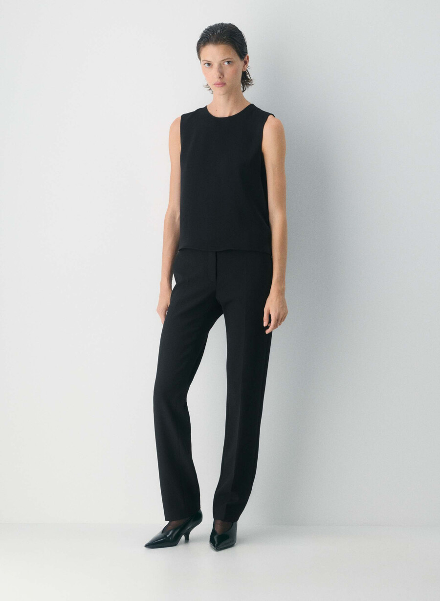 beltry-bluse svart