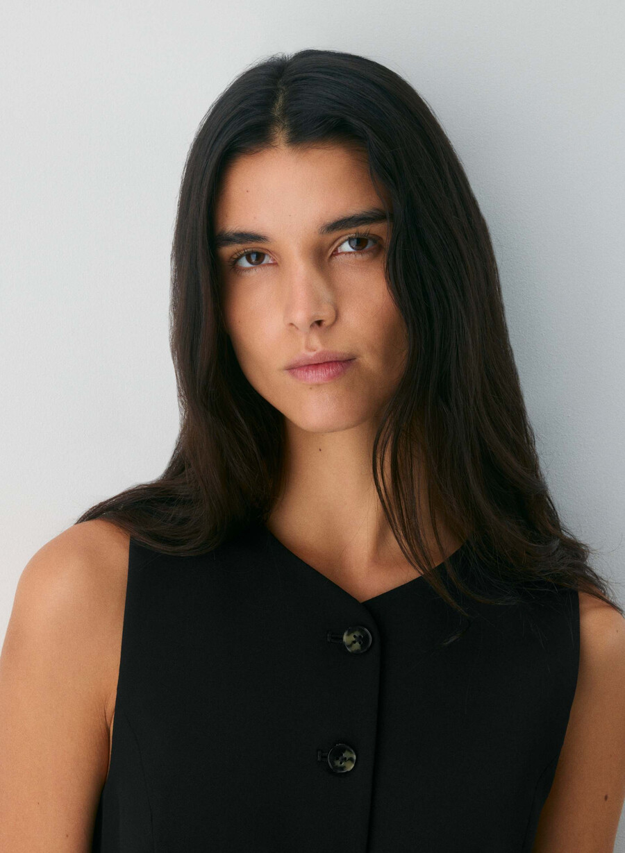 regal vest - reessential svart