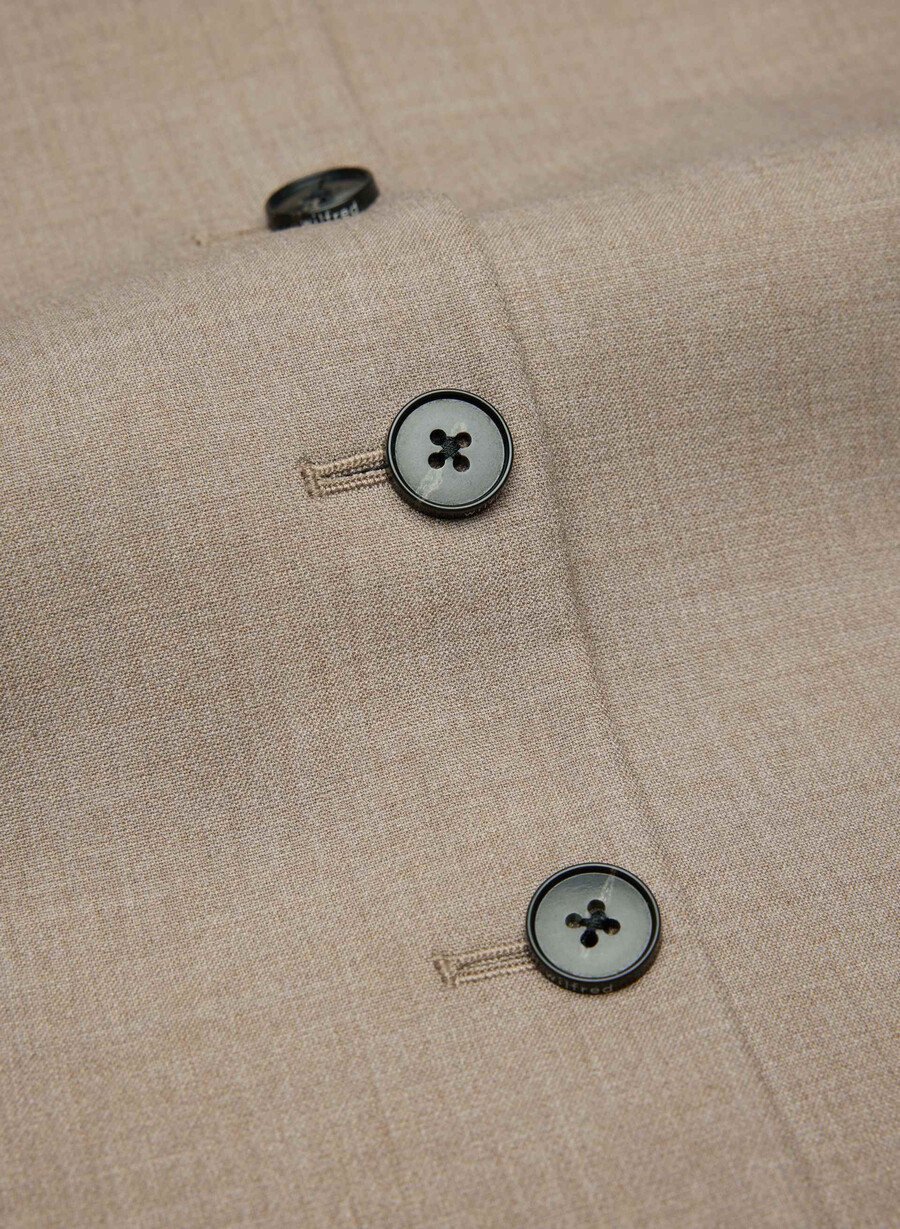 regal vest - reessential heather nomad taupe