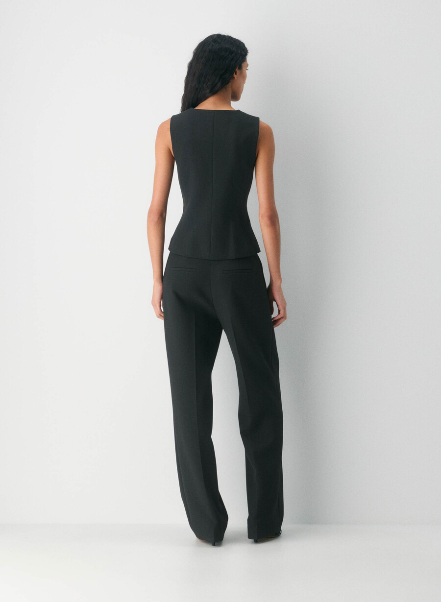 regal vest - reessential heather svart