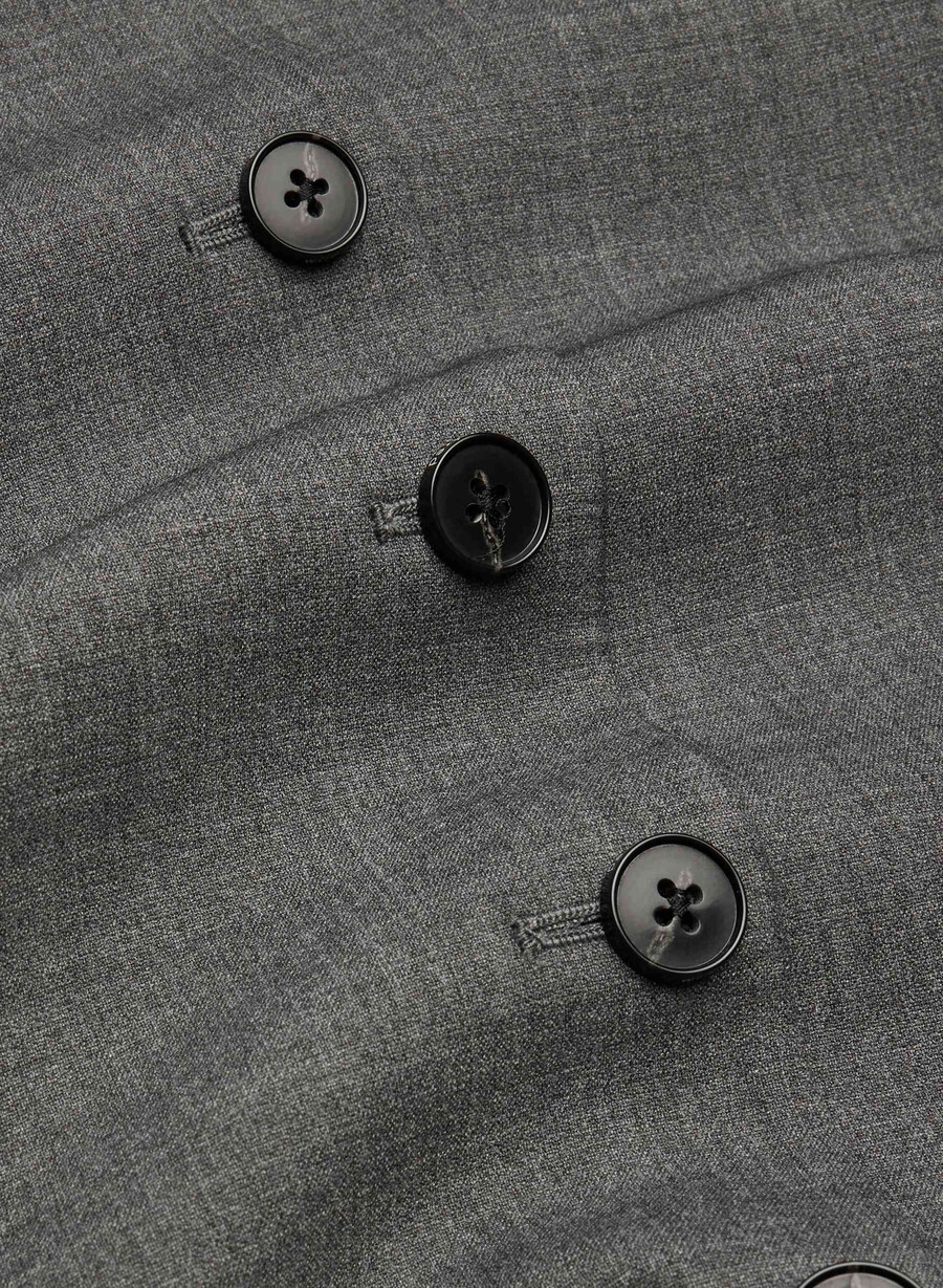 regal vest - reessential heather charcoal