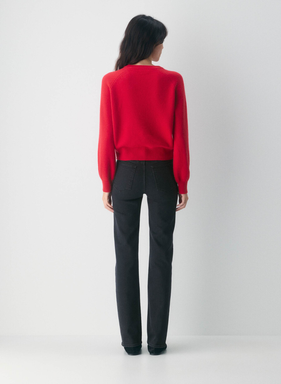 essential wool cashmere london cardigan mørk natt marineblå