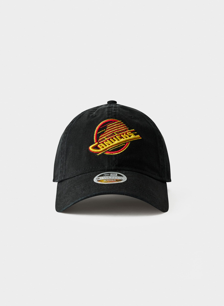 new era vancouver canucks 9twenty caps wshd blk multi