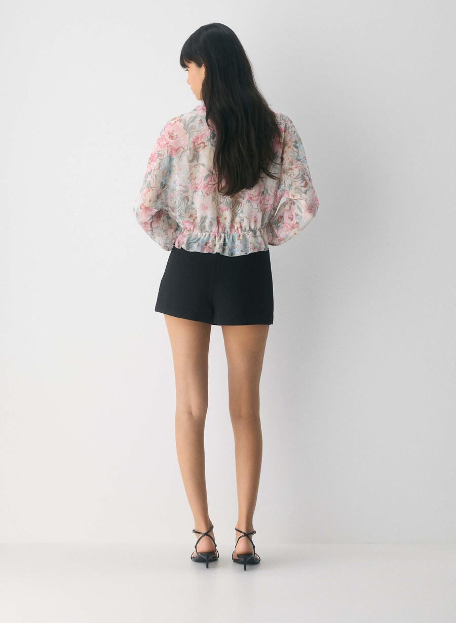 jewel skort - crepette svart