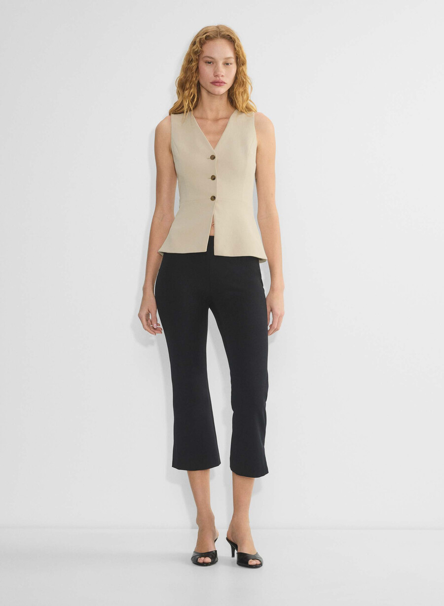 catherine vest marcona beige