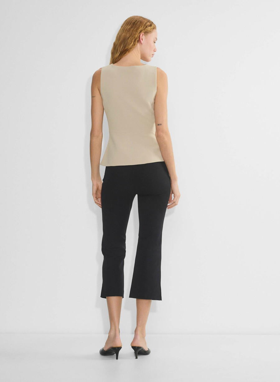 catherine vest marcona beige