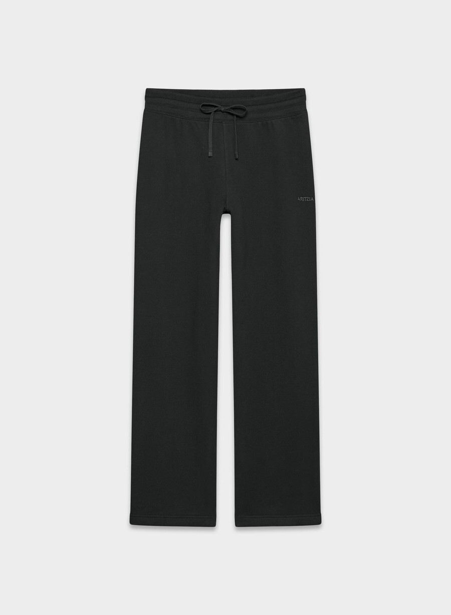 cozy sweatfleece perfect banded joggebukse svart