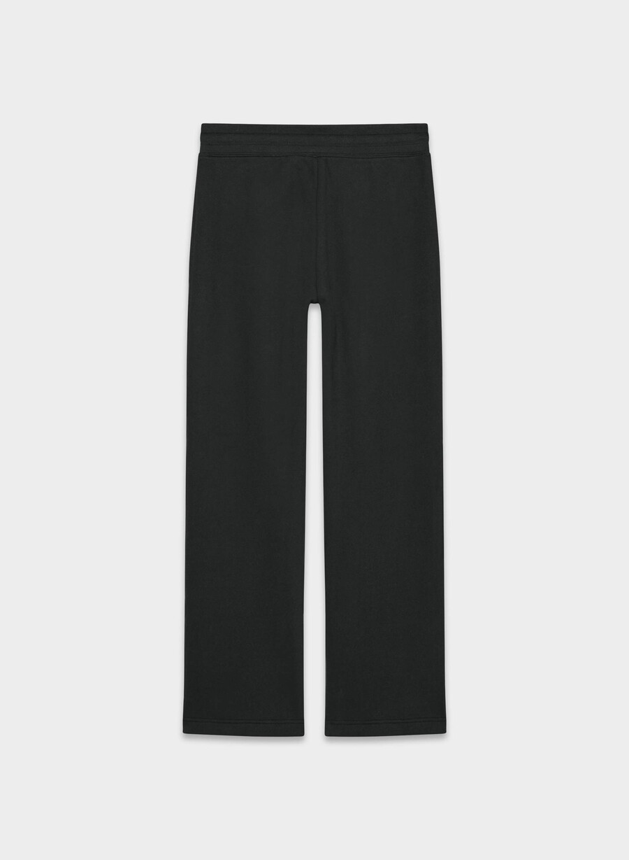 cozy sweatfleece perfect banded joggebukse svart