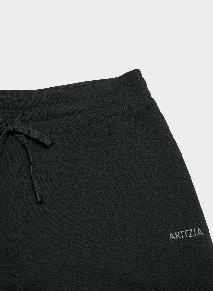cozy sweatfleece perfect banded joggebukse svart