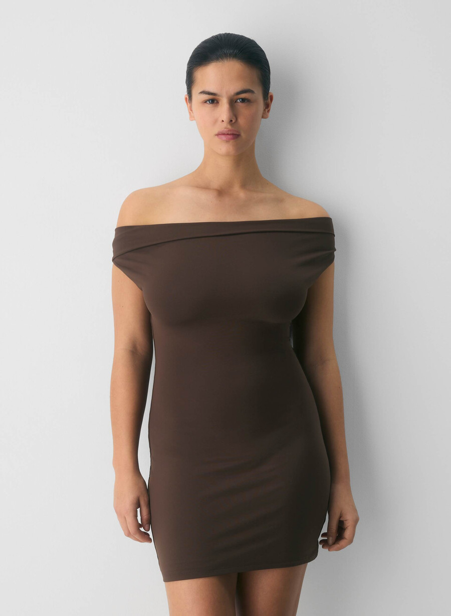 original contour ravish kjole mokkabrun