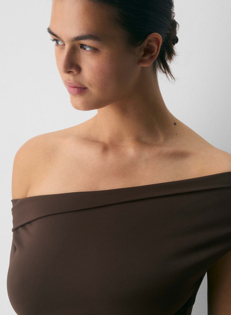 original contour ravish kjole mokkabrun