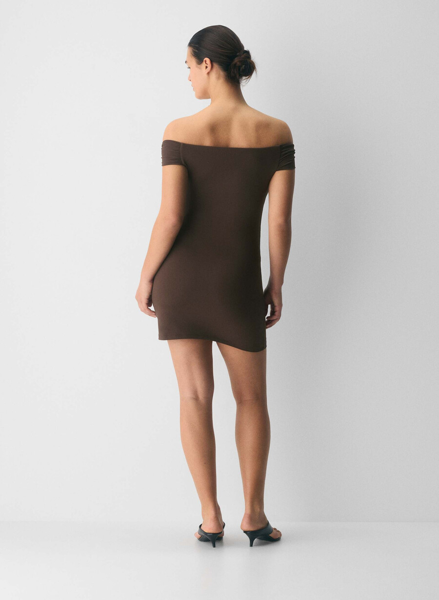 original contour ravish kjole mokkabrun