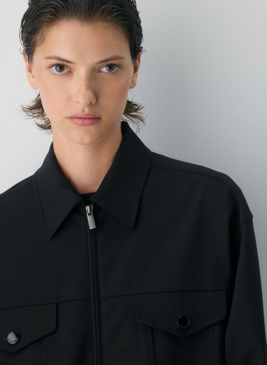 telegraph bomber - reessential light svart