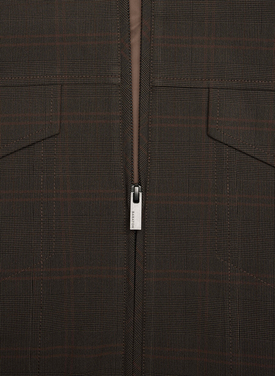telegraph bomber - reessential light lmbrt chk r mc brblk