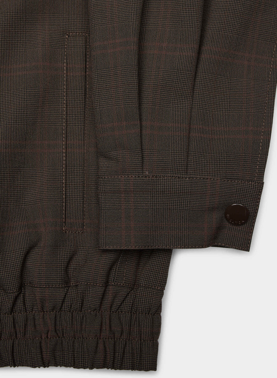 telegraph bomber - reessential light lmbrt chk r mc brblk