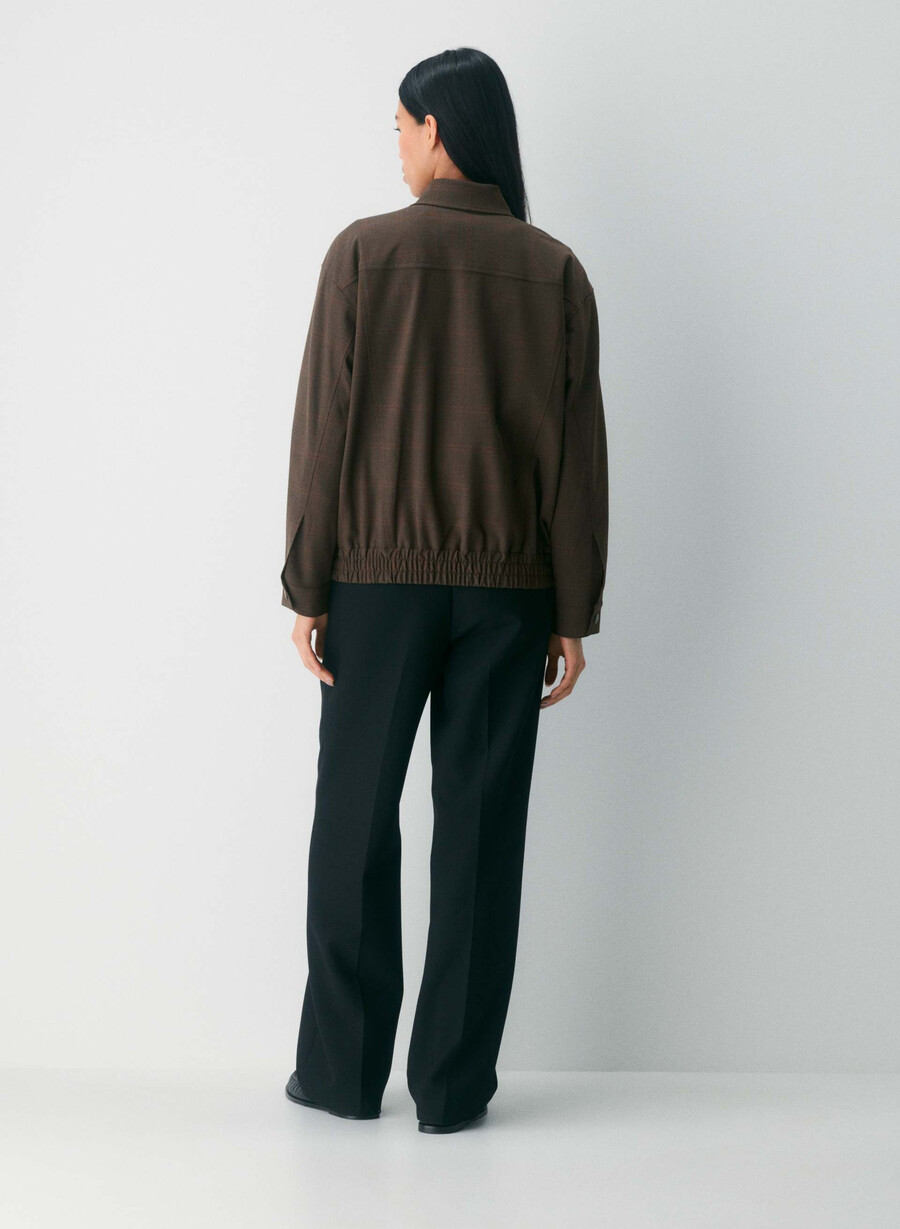 telegraph bomber - reessential light lmbrt chk r mc brblk