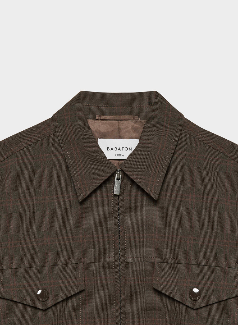 telegraph bomber - reessential light lmbrt chk r mc brblk