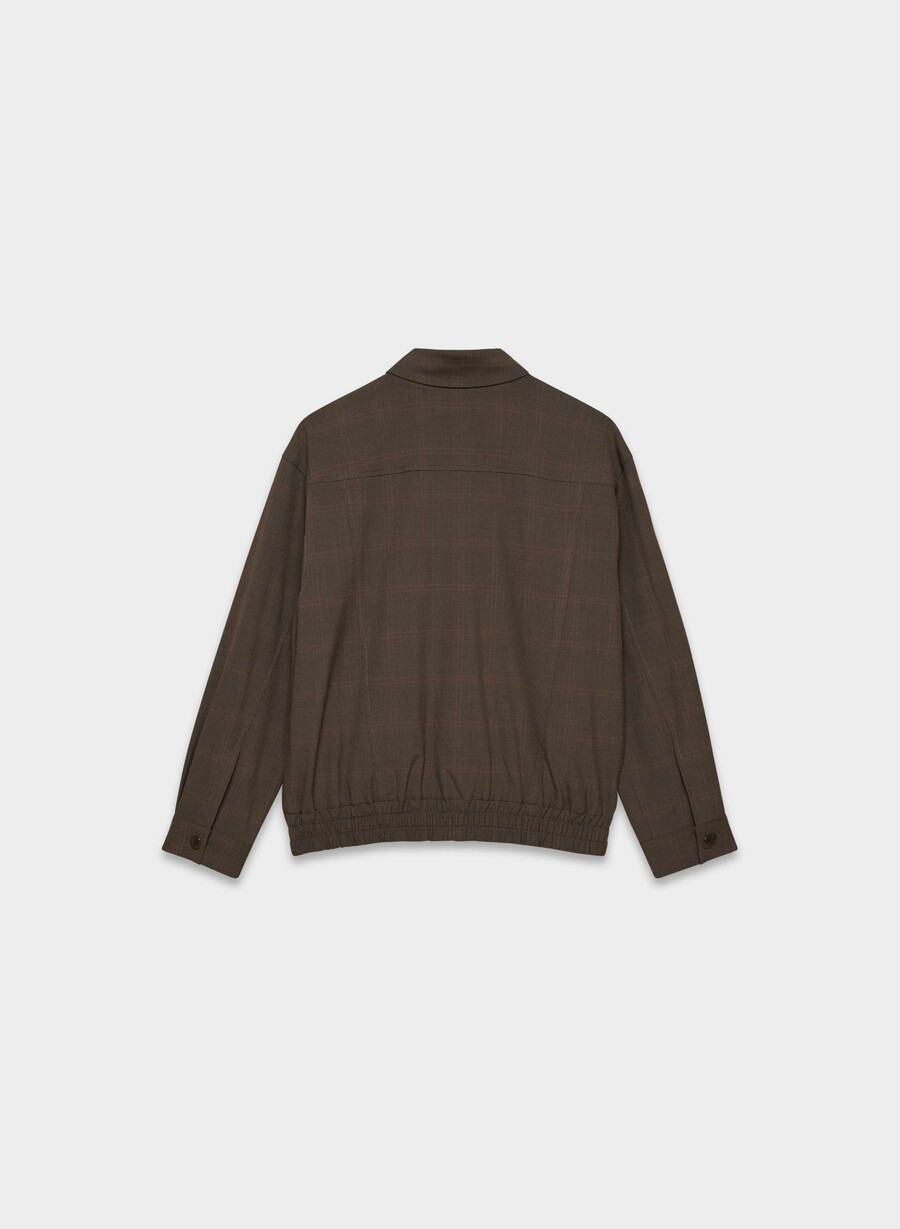 telegraph bomber - reessential light lmbrt chk r mc brblk