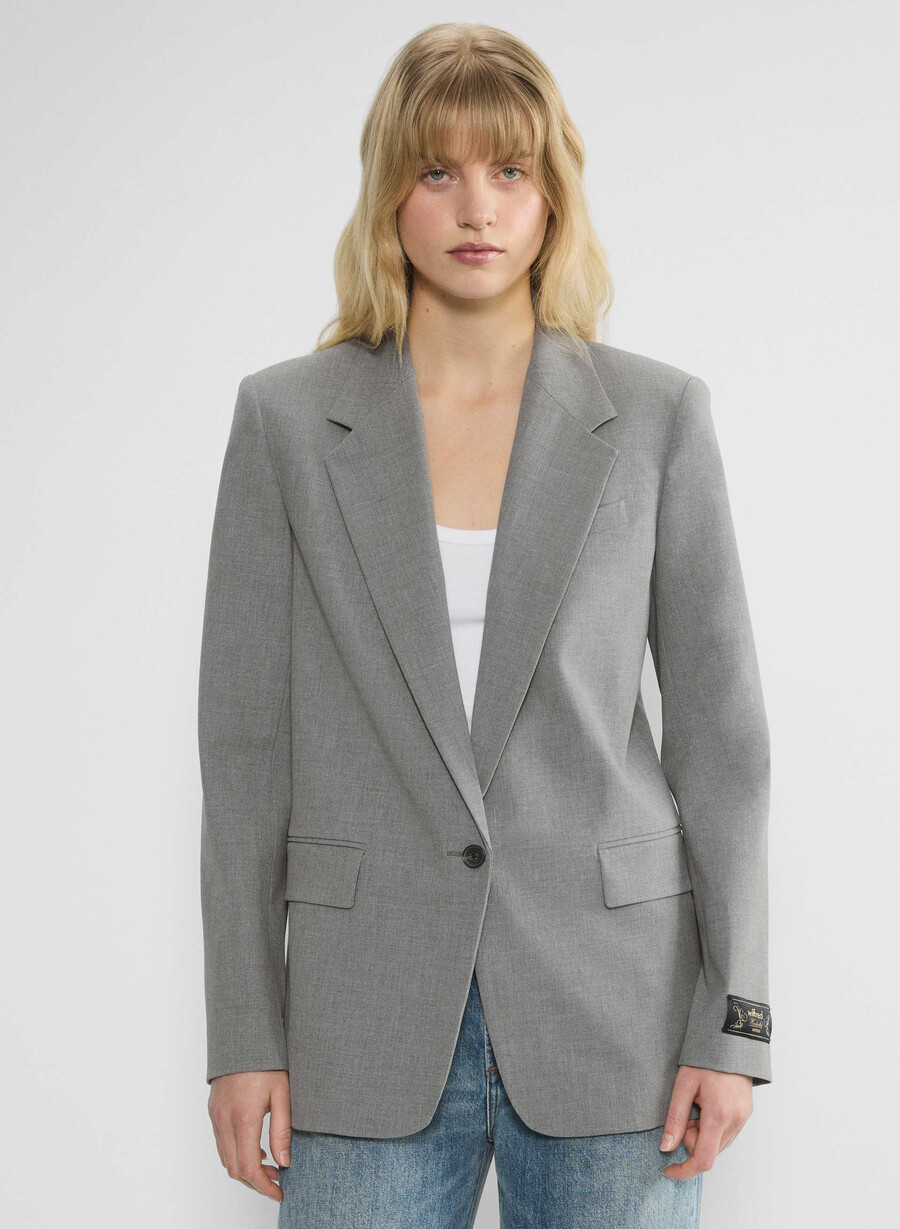 ny generasjons blazer - reessential light heather matte pearl