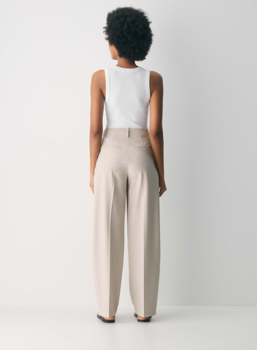 the effortless pant - reessential light heather matte pearl