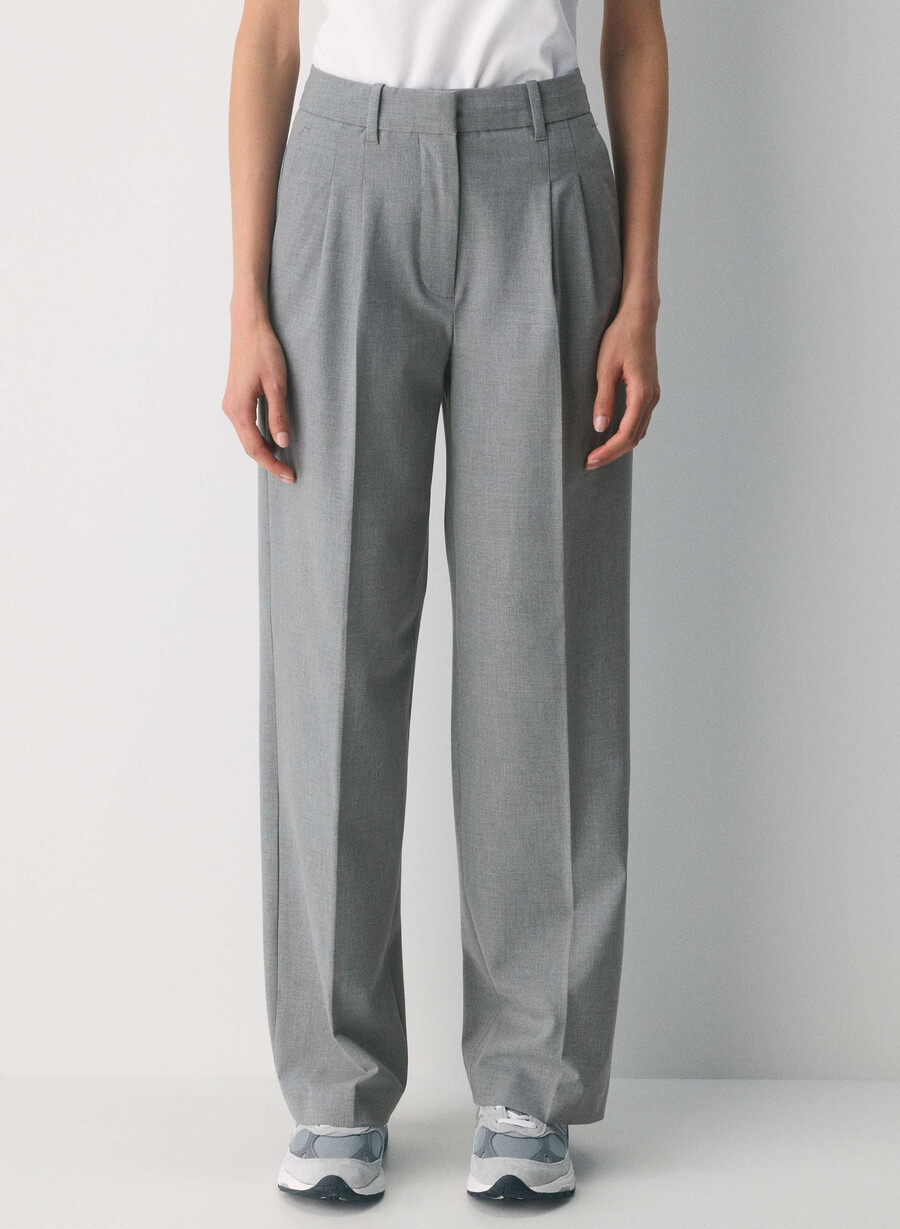 the effortless pant - reessential lys mØrkegrÅ