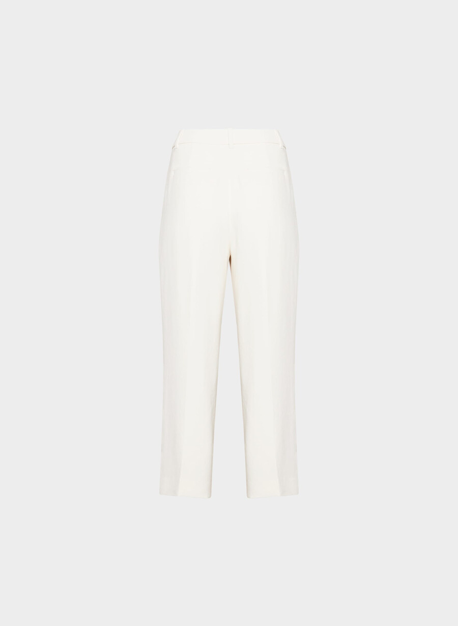 the effortless pant curve-fit cropped - crepette lys bjØrk
