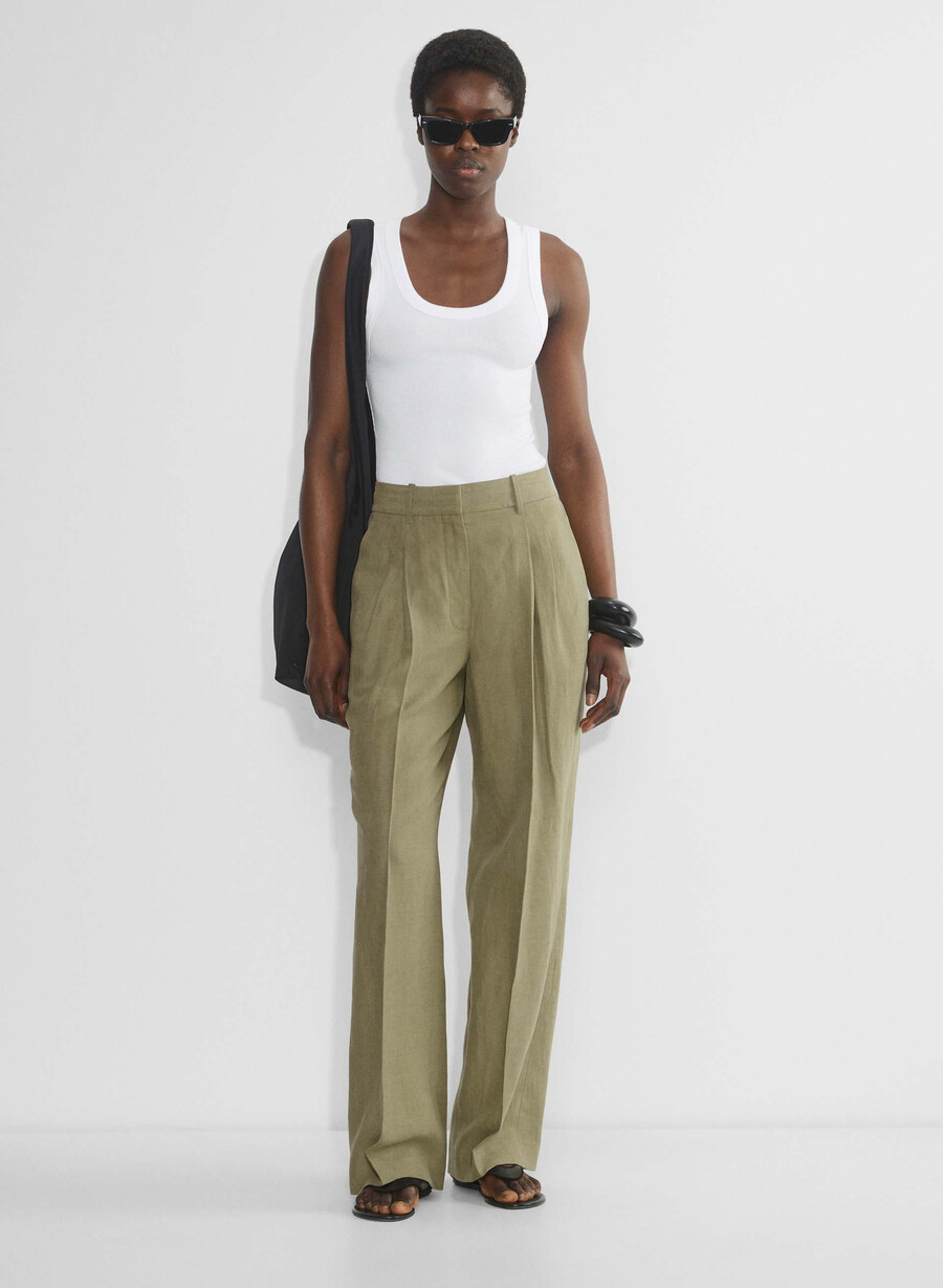 the effortless pant curve-fit – cruiselinen soltØrket oliven